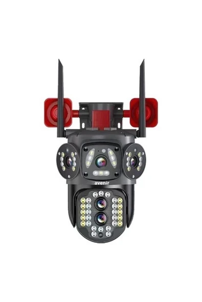 Avenir AV-S314 Wifi Hoparlörlü 4mp 2 Kameralı 10X Optik Zoomlu Ptz Kamera ürün görseli 1