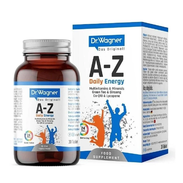 Dr. Wagner A-Z Daily Energy 30 Tablet - İkili Avantaj Paket ürün görseli 1