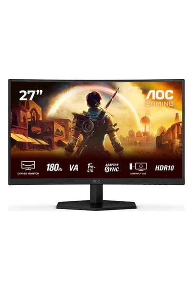 AOC Gaming Aoc C27G42E 27" 180Hz 0.5ms HDMI Dp Adaptivesync HDR10 Fhd Fast Va Gaming Monitör ürün görseli 1