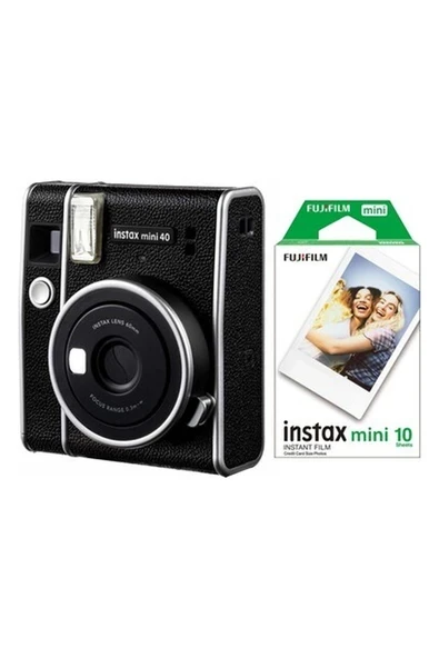 Instax Mini 40 Fotoğraf Makinası ve 10'lu Film ürün görseli 1