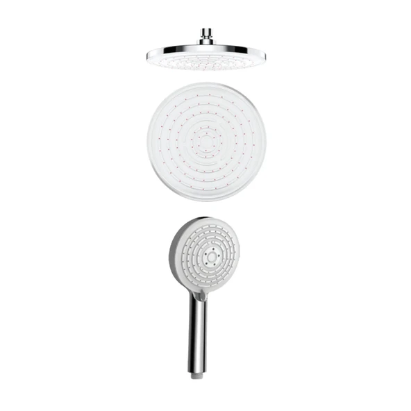 Valtemo Selfio Chrome White Tepe Duş Seti VS-2904 - Resim 3