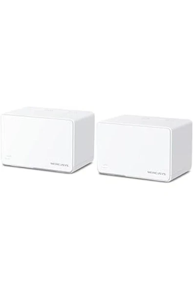 Mercusys Halo H80X(2-Pack), Ax3000Mbps, Dual-Band, Gigabit Portları, 150'Ye Kadar Cihaz Bağlanabili ürün görseli 1