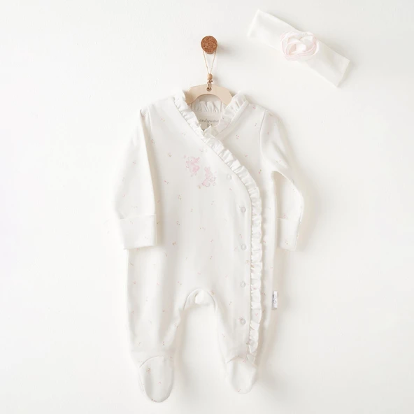 Kız Bebek Tulum Takım Romper Band Set Summer Tıme ANW-AC26503 ürün görseli 1