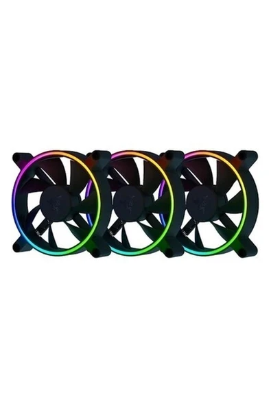 Razer Kunai Chroma - Yüksek Performanslı ARGB PC Fanı  3 Fan | 120MM RC21-01810100-R3M1 ürün görseli 1