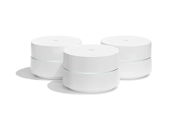Google WiFi sistemi, 3'lü Paket - Tüm Ev Kapsama Alanı için Yönlendiricinin Değiştirilmesi (NLS-1304-25), Beyaz ürün görseli 1