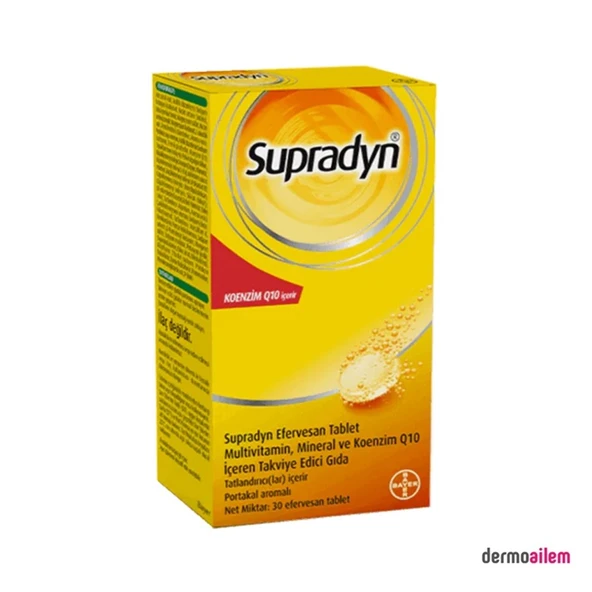 Supradyn Koenzım Q10 30 Efervesan Tablet ürün görseli 1