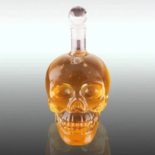 Crystal Head Kuru Kafa Cam Şişe 350 Ml - Resim 5