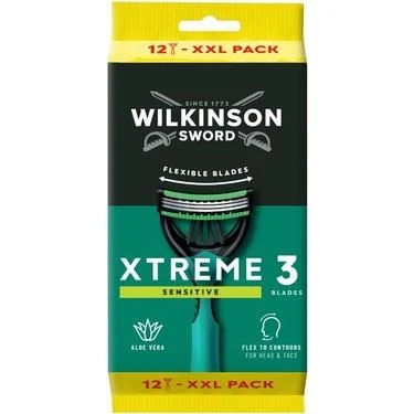 Wilkinson Sword Xtreme 3 Sensitive 12 Adet Xxl Erkek Tıraş ürün görseli 1