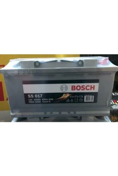 Bosch 12 Volt 100 Amper Bosch  Akü  S5 017  2 Yıl Gararntili ürün görseli 1