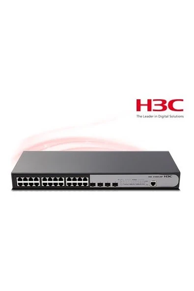 H3C 9801A1Q8 S1850-28P 24 Port 10-100-1000 Mbps + 4 Port Sfp ürün görseli 1