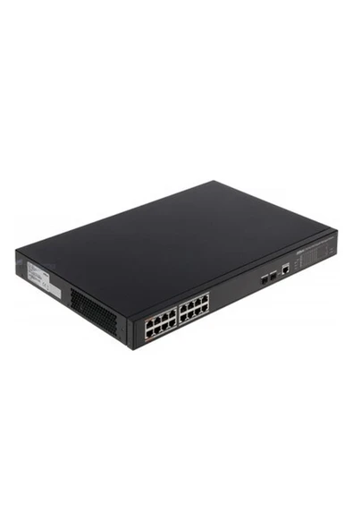 Dahua PFS4218-16ET-190 16 Port Poe Switch (16FE PoE 2GE Kombo 2GE) ürün görseli 1
