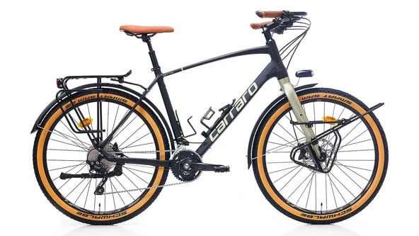 Carraro CR-T TRAIL 52 Kadro 30 Vites H.Disk 27,5 Jant Mat Siyah-Yeşil Kamuflaj Özel seri  Dağ Bisikleti ürün görseli 1