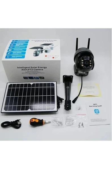 4g Speed Dome 360 Hareketli Solar Güneş Enerjili 1080p Ip Kamera ürün görseli 1