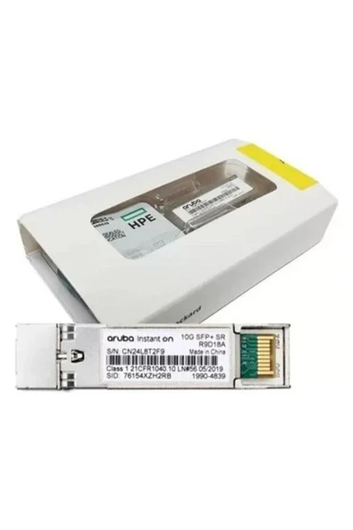 Aruba R9D18A Ion 10G Sfp+ Lc Sr 300M Mmf Xcvr ürün görseli 1
