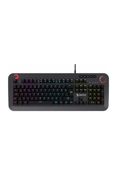 Gamepower Starscream 60M Rgb Kırmızı Switch 60 Milyon Türkçe Q USB Suya Dayanıklı Optik Mekanik Gaming Klavye (3x Switch Hediyeli) 3 Yıl Garantili ürün görseli 1