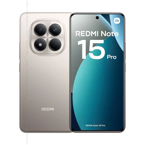 Xiaomi Redmi Note 15 Pro 256 Gb 8 Gb Titanium (İthalatçı Garantili) ürün görseli 1