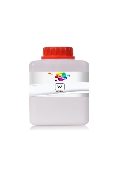 Qc Brother Gtx Dtg Uyumlu Yazıcı Mürekkebi 500ML W White Beyaz Pigment ürün görseli 1