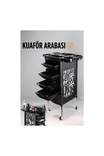 Raflı Kuaför Arabası Absolute Professional ürün görseli 1