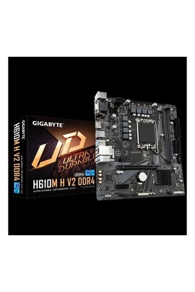 Gigabyte H610M H V2 3200MHZ(OC) M.2 Matx 1700P ürün görseli 1