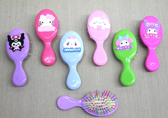 Kuromi, Hello Kitty, Cinnamon, My Melody Saç Tarağı ürün görseli 1
