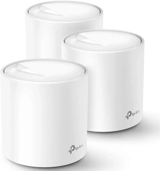 TP-Link Deco WiFi 6 Ağ Sistemi (Deco X20) - 5800 Metrekareye Kadar Alanı Kapsar, Kablosuz Yönlendiricilerin ve Genişleticilerin Yerini Alır (3'lü Paket, Toplamda 6 Ethernet Bağlantı Noktası, Destek... ürün görseli 1