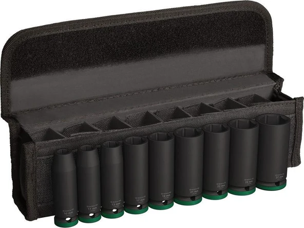 PRO Impact Lokma Seti 1/2 inç Derin 10-27mm 9 Ad ürün görseli 1