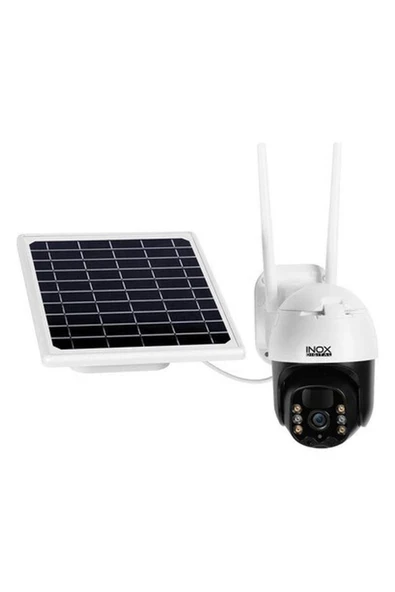 Inox 2mp 1080P Su Geçirmez 4g Sim Kart Destekli Ptz Solar Kamera ürün görseli 1