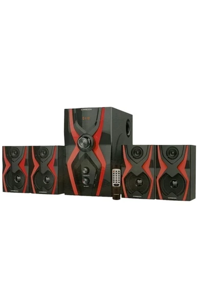 Serisi Bluetoothlu 4+1 Dijital Ekran Radyolu USB Tf Destekli Ses Sistemi 52 Watt ürün görseli 1