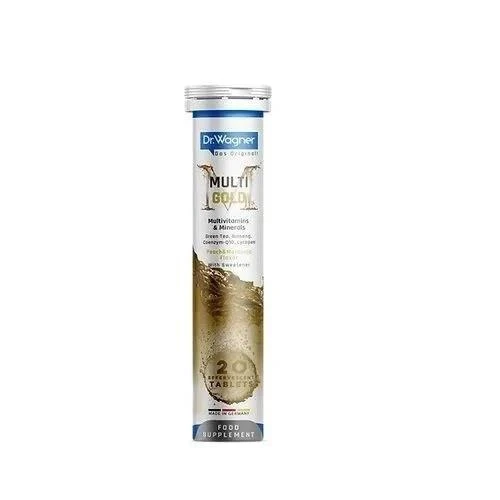 Dr.Wagner Multi-Gold Multivitamin+Mineral 20 Efervesan Tablet ürün görseli 1
