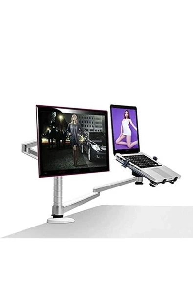 Exeo Oa-7x Amortisörlü Monitör Notebook Tutucu Askı Aparatı ürün görseli 1
