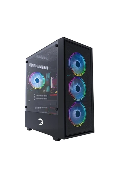 Gamepower Manta 4*120MM A-Rgb Fan Gaming Matx Kasa ürün görseli 1