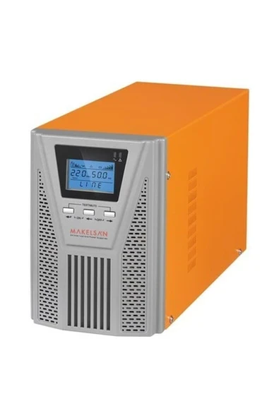 MAKELSAN POWERPACK SE 1KVA 1F/1F (2X7AH) 4/8DK ONLINE UPS ürün görseli 1