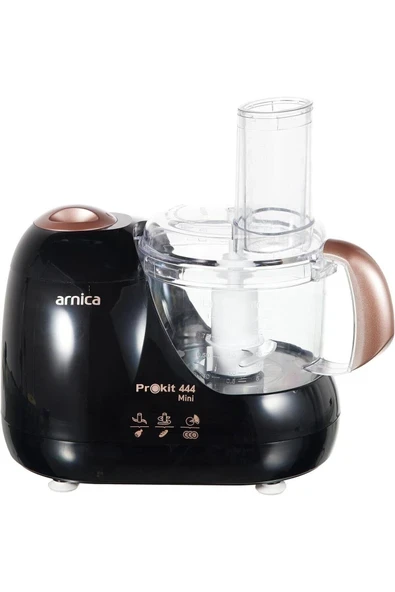 Prokit 444 Mini Mutfak Robotu, 600 W, 1 L Hazne, Hamur Karıştırma, Paslanmaz Çelik Bıçak, Rose ürün görseli 1