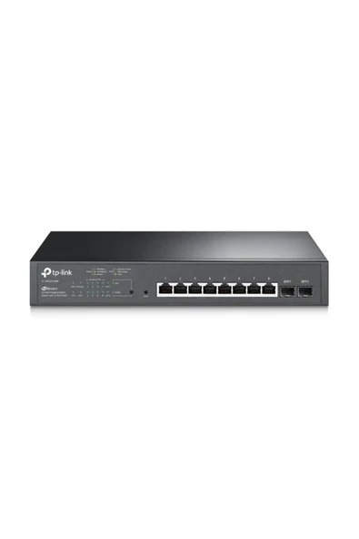 Omada TL-SG2210MP 8 Port Poe+ 10-100-1000Mbps 2 SFP Yönetilebilir Switch ürün görseli 1