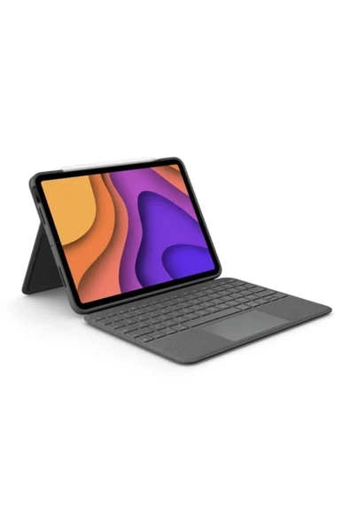 Slim Folio Touch iPad Air 4. ve 5. Nesil ile Uyumlu Klavyeli Kılıf ürün görseli 1