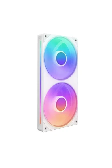 Nzxt F240 Rgb Beyaz 240 mm Fan 2 'li RF-U24HF-W1 ürün görseli 1