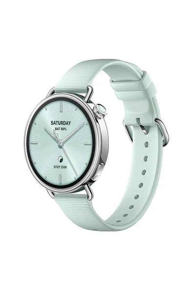Watch S4 41mm Akıllı Saat Mint Yeşili Floroelastomer Kauçuk Kayış (Xiaomi Türkiye Garantili) ürün görseli 1