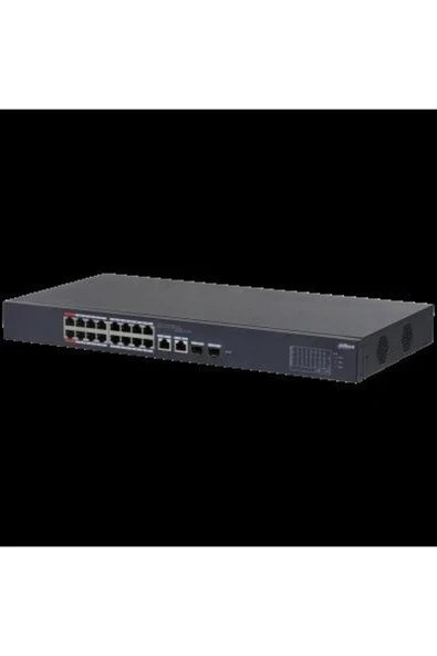 CS4218-16ET-135 16 PORT16XFE-2XGE-2XGE/SFP YÖNETİLEBİLİR 135W POE SWİTCH ürün görseli 1