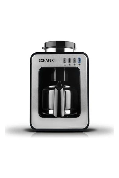 Schafer Barista Öğütücülü 600 ml Filtre Kahve Makinesi ürün görseli 1