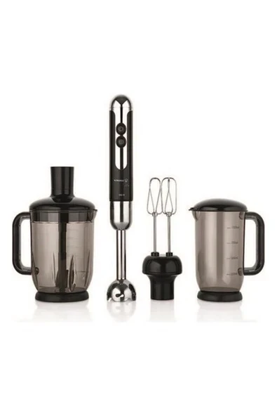 Korkmaz Siyah Blender Takımı Mia Mega Blender Set ürün görseli 1
