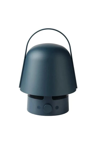 Ikea Vappeby Bluetooth Hoparlörlü Lamba, Gri - Mavi ürün görseli 1