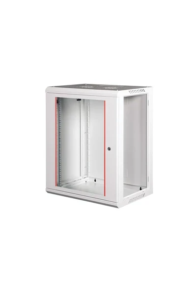 - 15u 19\" Duvar Tipi Rack Kabinet – Genişlik: 600 Mm | Derinlik: 450 Mm – Açık Gri ürün görseli 1