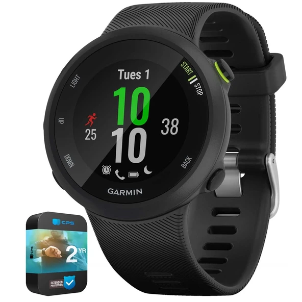 Garmin 010-N2156-05 Forerunner 45 GPS Kalp Puanı Smartwatch Black (Renewed) Sche ile 2 YR CPS Geliştirilmiş Koruma Paketi ürün görseli 1