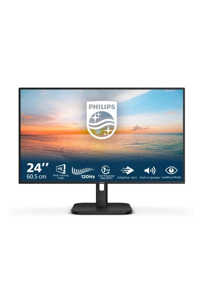 24E1N1200A 23.8\" 120Hz 1Ms VGA+HDMI+DP FullHD Adaptive-Sync IPS Vesa Monitör ürün görseli 1