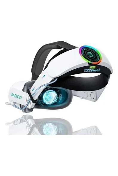 Oculus Quest 2 Için 10000MAH Pilli Kafa Bandı Rgb Battery Strap For Quest 2 ürün görseli 1