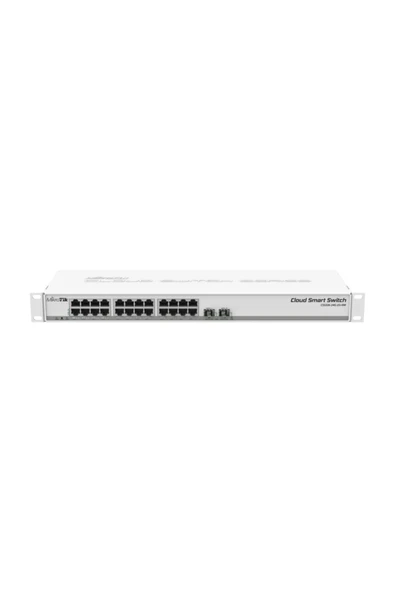 Css326-24g-2s+rm Cloud Smart Switch  - Swos  24 Port Gigabit Eth - 2 Sfp+ 10gbit Port ürün görseli 1