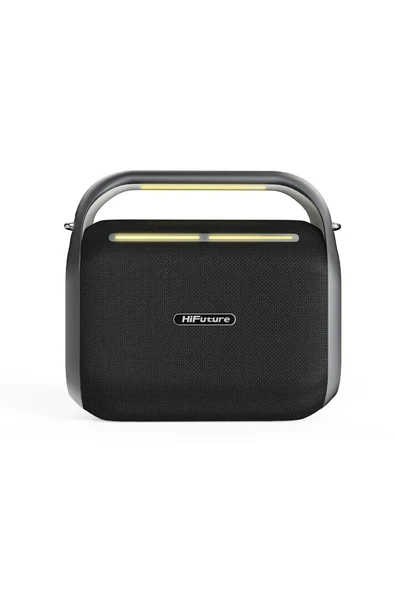 MusicBox 200 Kablosuz Karaoke Hoparlör 100W Çift Mikrofon Bluetooth 5.0 Siyah ürün görseli 1