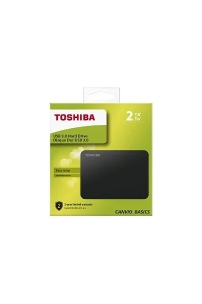 Toshiba 2tb Canvio Basics 2.5" Usb3.0 Toshıba HDTB420EK3AA ürün görseli 1