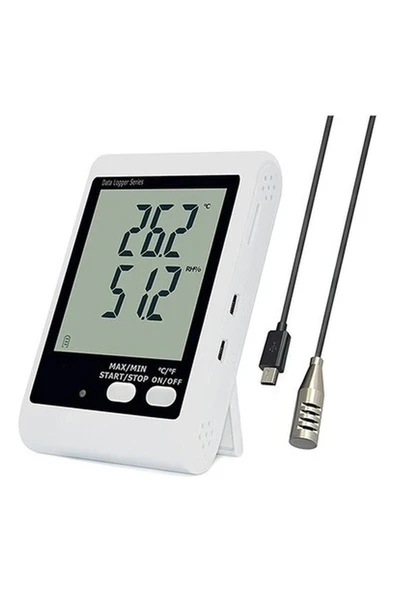 Lyk 20E Sıcaklık ve Nem Kayıt Cihazı Datalogger ürün görseli 1