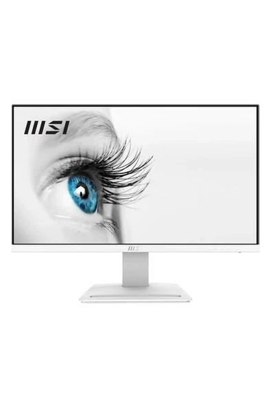 MSI 23.8" PRO MP243XW 1920x1080 (FHD) 16:9 FLAT IPS 100HZ 1MS FREESYNC BEYAZ MONITOR ürün görseli 1